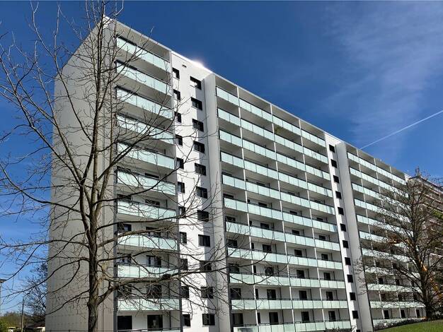 Wohnung zur Miete nur mit Wohnberechtigungsschein 544 € 4 Zimmer 71,6 m² Bernhard-Kellermann-Straße 20 Lößnig Süd 04279