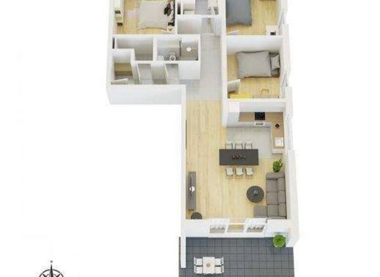 Wohnung zur Miete 1.350 € 4 Zimmer 110,9 m² 1. Geschoss frei ab 01.05.2026 Stötten Stötten a.Auerberg 87675