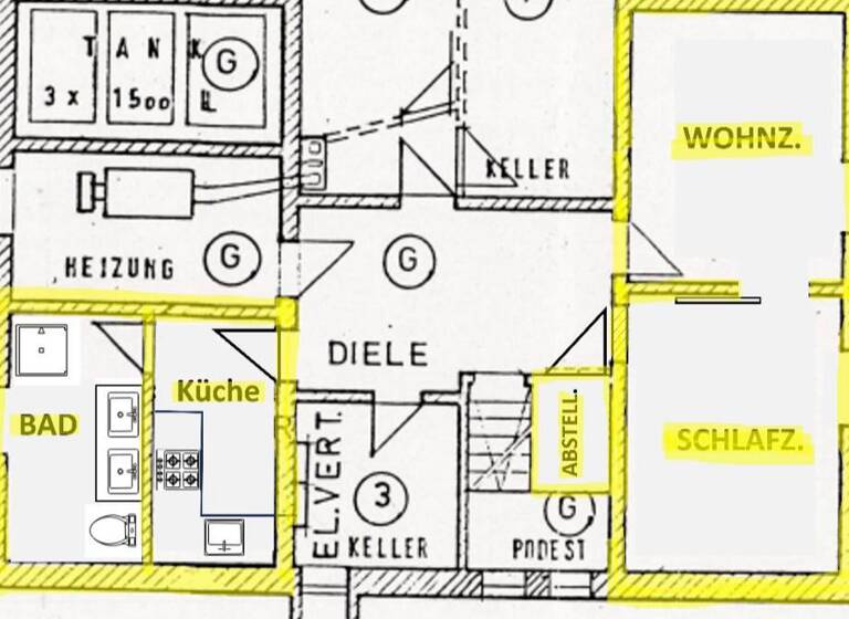 Wohnung zur Miete 570 € 2 Zimmer 45 m²<br/>Wohnfläche 1<br/>Geschosse Deggendorf Deggendorf 94469