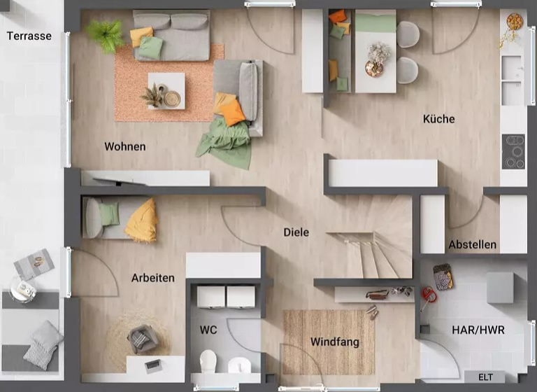 Stadthaus zum Kauf provisionsfrei 386.000 € 5 Zimmer 152 m² Nordkirchen 59394