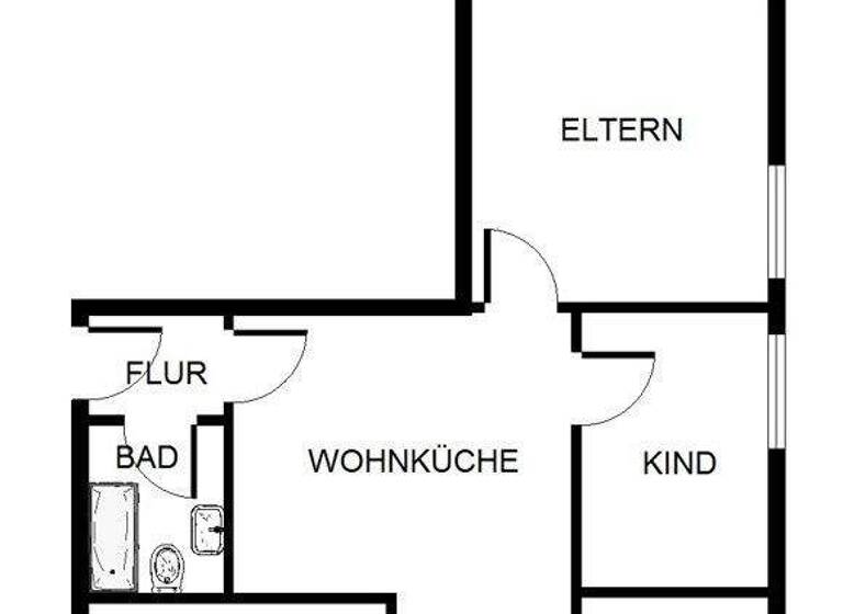 Wohnung zur Miete 385 € 2 Zimmer 38,4 m² frei ab 11.04.2026 Ückendorfer Str. 131 Katernberg Essen 45327