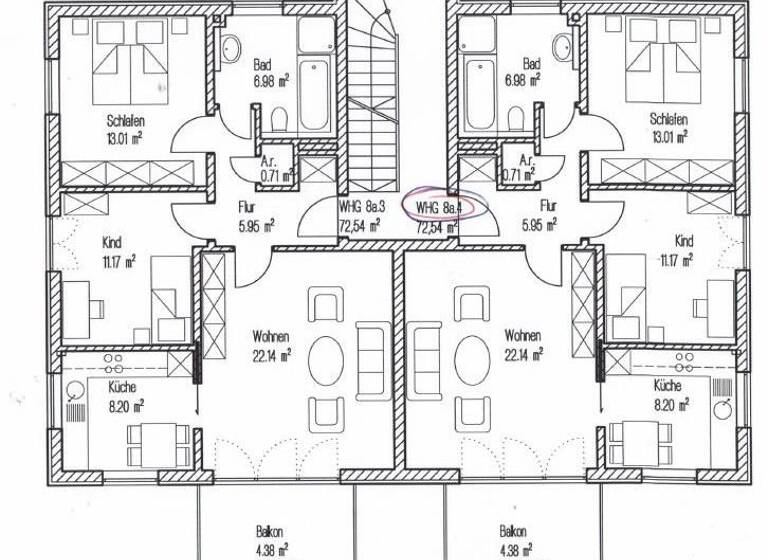 Wohnung zum Kauf 378.000 € 3 Zimmer 72,5 m²<br/>Wohnfläche 1.<br/>Geschoss Gemmingerstraße 8 a Ingolstadt Ingolstadt 85051