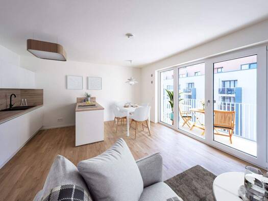 Wohnung zur Miete - Erstbezug 1.685 € 3 Zimmer 76,8 m² 2. Geschoss frei ab sofort Rümelinstraße 28 Nord Stuttgart 70191