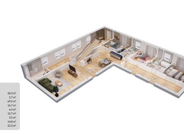 Villa zum Kauf 1.895.000 € 5,5 Zimmer 308 m² 900 m² Grundstück Westenviertel Regensburg 93049