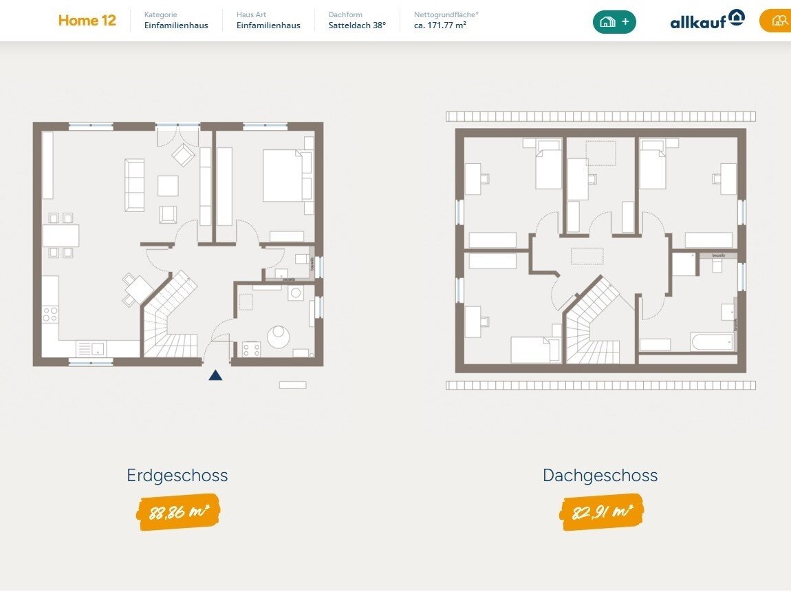 Einfamilienhaus zum Kauf provisionsfrei 526.224 € 5 Zimmer 171,8 m²<br/>Wohnfläche 575 m²<br/>Grundstück Bindersbach Bindersbach 76855