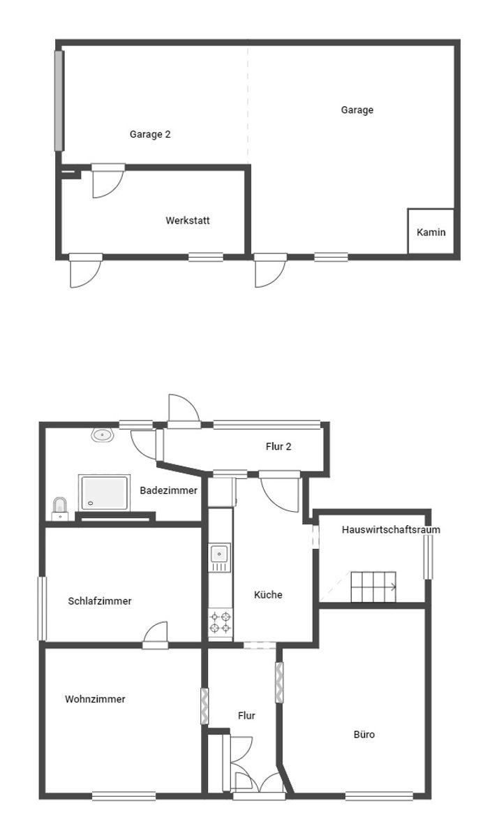 Einfamilienhaus zum Kauf 81.000 € 5 Zimmer 85,1 m²<br/>Wohnfläche 250,1 m²<br/>Grundstück Osmarsleben Güsten 39439