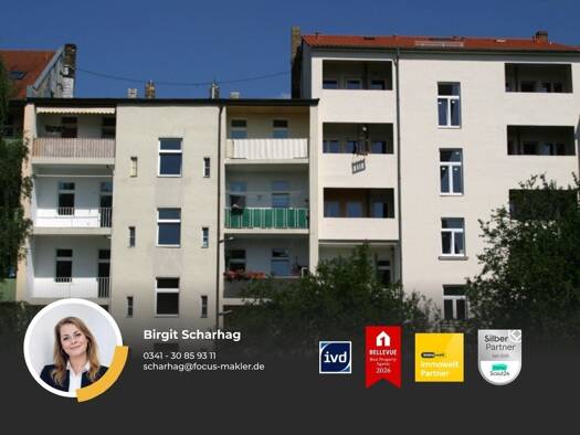 Wohnung zur Miete 445 € 2 Zimmer 52 m² 4. Geschoss frei ab 01.08.2026 Pögnerstraße 6 Schönefeld-Abtnaundorf Leipzig 04347
