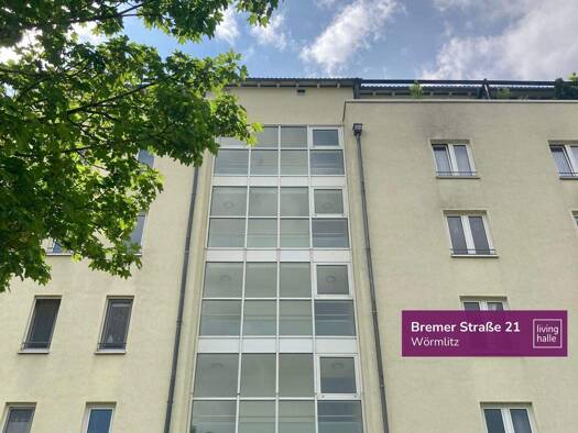 Wohnung zur Miete 450 € 2 Zimmer 55,2 m² 3. Geschoss frei ab 01.05.2026 Bremer Straße 21 Böllberg-Wörmlitz Halle 061228