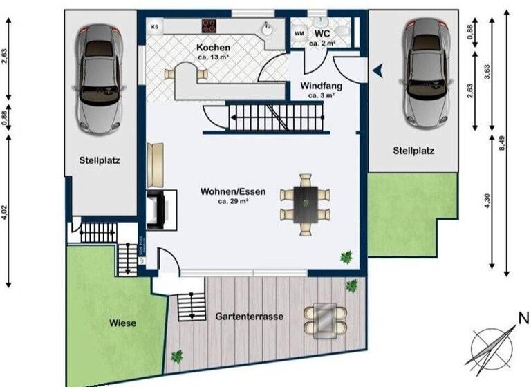 Einfamilienhaus zum Kauf 550.000 € 5 Zimmer 150 m² 166 m² Grundstück Tüllingen Lörrach 79539