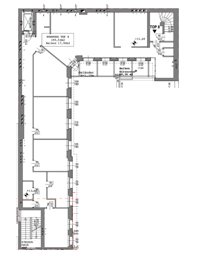 Studio zum Kauf 1.790.000 € 5 Zimmer 195,5 m²<br/>Wohnfläche 3.<br/>Geschoss Wien 1050