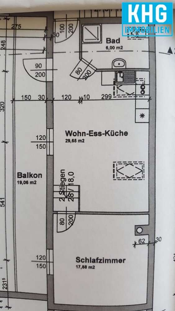 Wohnung zur Miete 444 € 2 Zimmer 54 m²<br/>Wohnfläche Ollern 3004