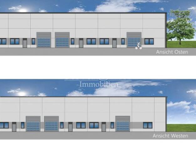 Lagerhalle zur Miete - Erstbezug 4.500 m² Lagerfläche teilbar ab 1.741 m² Werderau Nürnberg 90441
