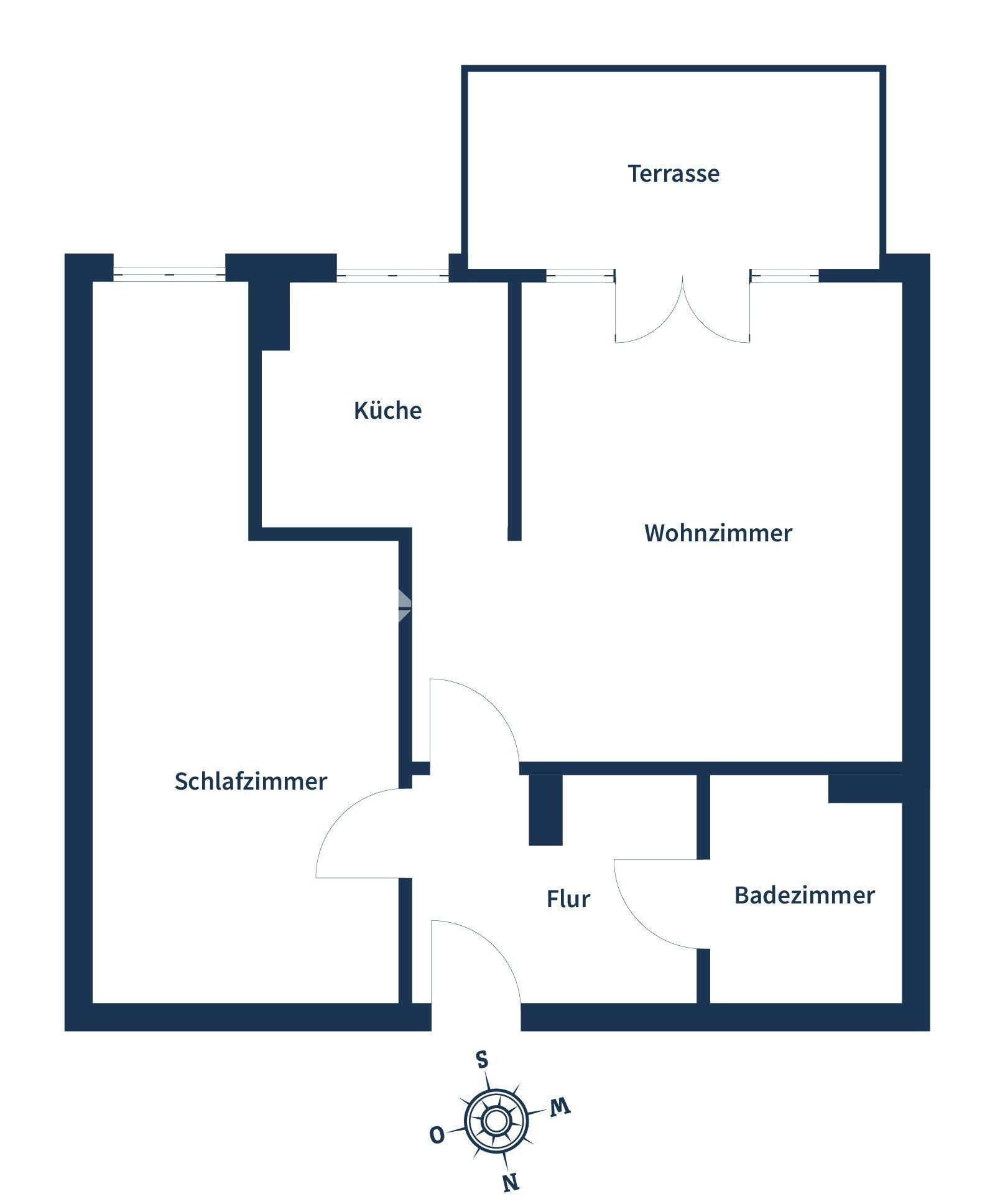 Wohnung zum Kauf 160.000 € 2 Zimmer 53,9 m²<br/>Wohnfläche EG<br/>Geschoss Schkeuditz Schkeuditz 04435