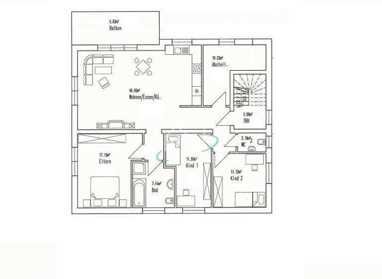Wohnung zum Kauf - Erstbezug 398.000 € 4 Zimmer 112,7 m² Ilshofen 74532