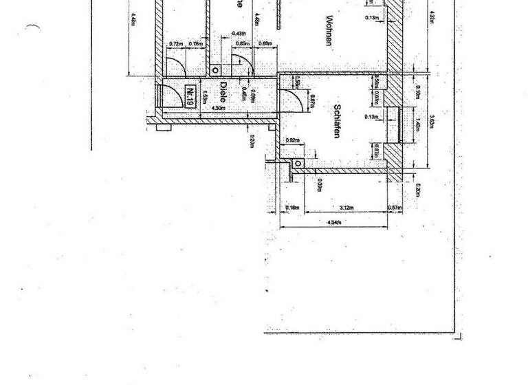 Wohnung zur Miete 493 € 2 Zimmer 58 m² 3. Geschoss frei ab 01.03.2026 Königsbrücker Str. 121b Albertstadt Dresden 01099