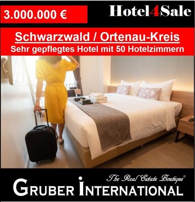 Hotel zum Kauf 3.000.000 € 50 Zimmer 224 m² Gastrofläche 3.700 m² Grundstück Nordstadt Offenburg 77652