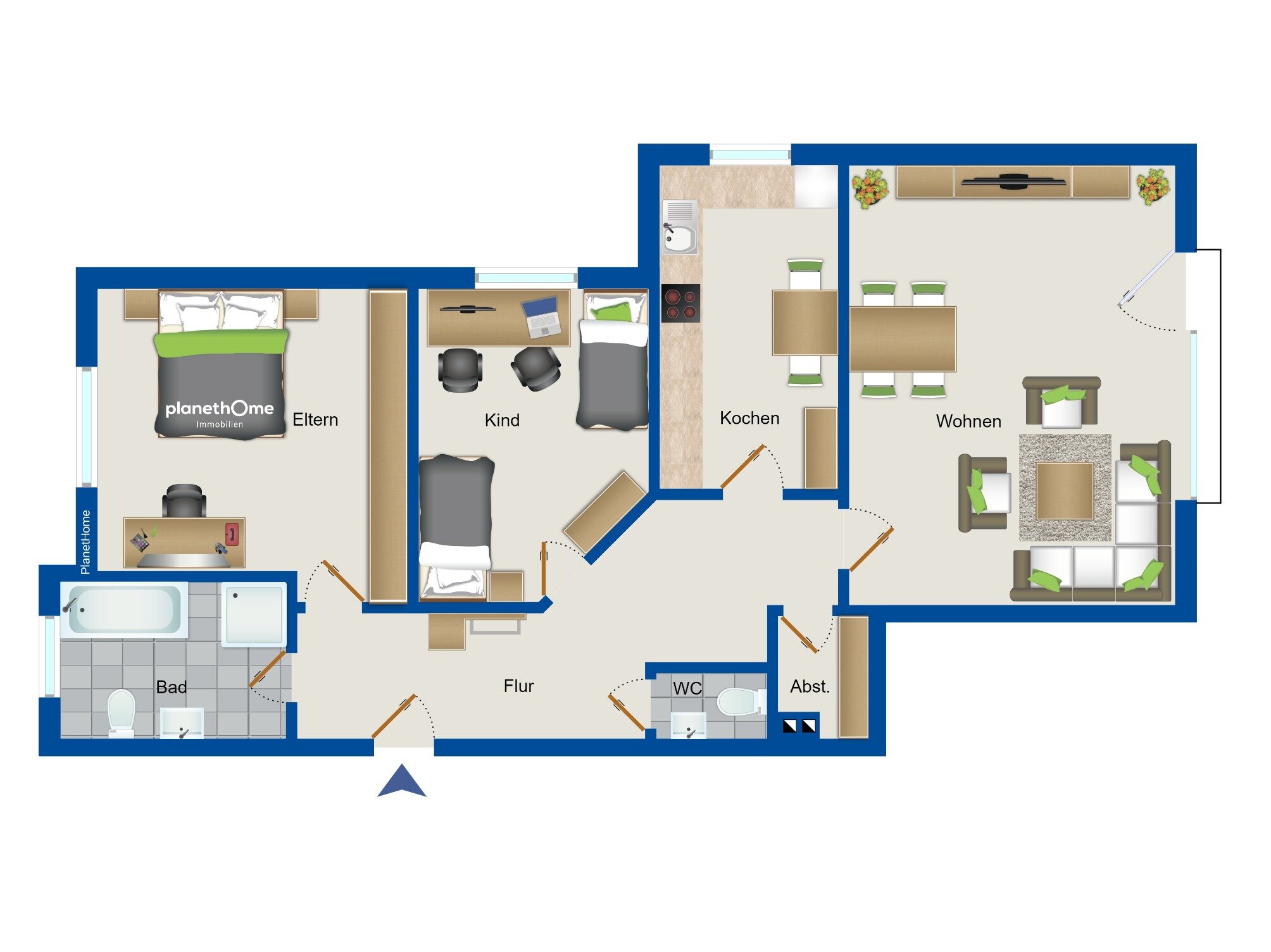 Wohnung zum Kauf 229.000 € 3 Zimmer 93 m²<br/>Wohnfläche Stockheim Kreuzau 52372