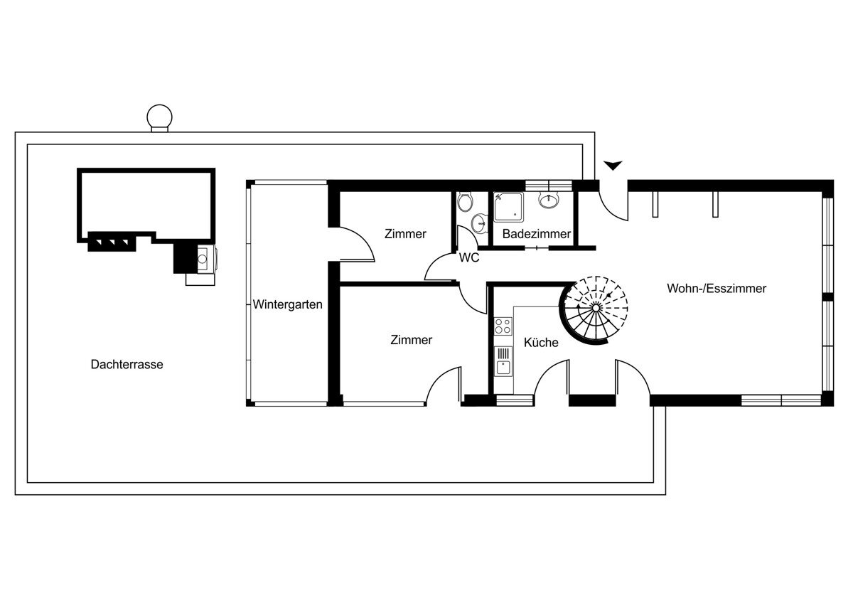 Maisonette zum Kauf 1.190.000 € 5 Zimmer 180 m²<br/>Wohnfläche 9.<br/>Geschoss Betzenhausen - Bischofslinde Freiburg im Breisgau 79114