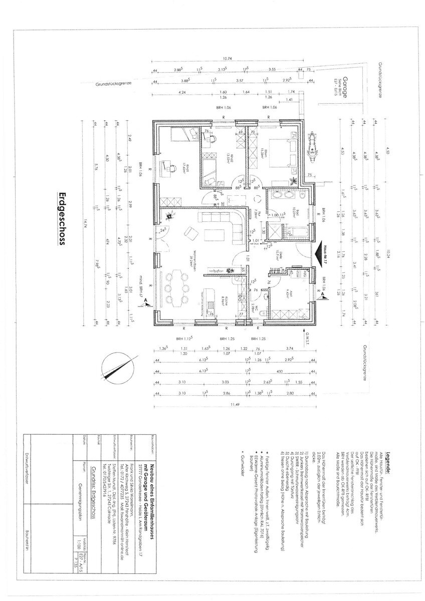 Bungalow zur Miete 1.300 € 4 Zimmer 135 m²<br/>Wohnfläche 711 m²<br/>Grundstück ab sofort<br/>Verfügbarkeit Heide I Ganderkesee / Hoykenkamp 27777