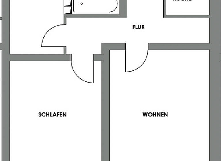 Wohnung zur Miete 509 € 3 Zimmer 59,1 m² 10. Geschoss frei ab 09.04.2026 Herrnstraße 9 Südstadt Fürth 90763