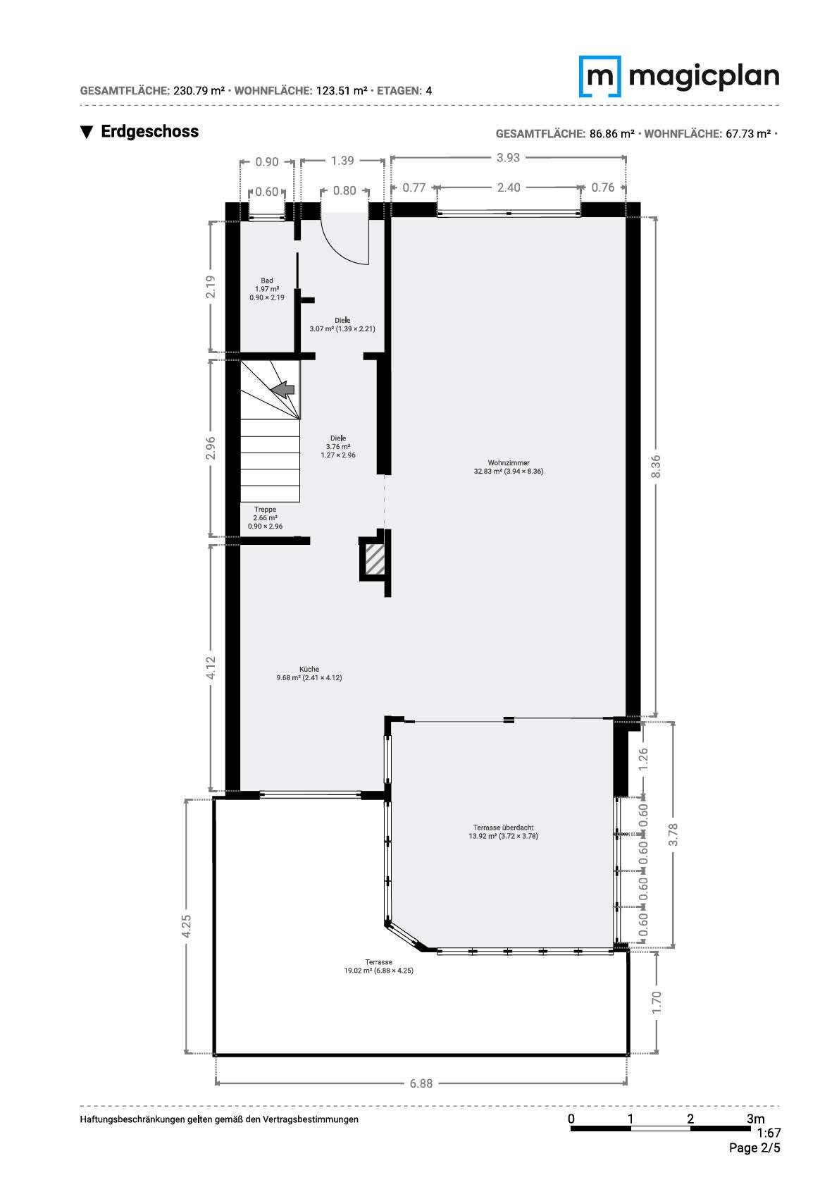 Reihenmittelhaus zum Kauf 560.000 € 4 Zimmer 123,5 m²<br/>Wohnfläche 222 m²<br/>Grundstück Zepplinheim Neu-Isenburg 63263