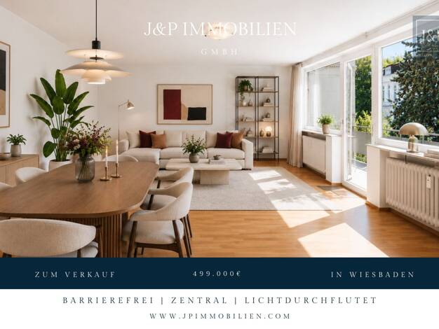 Wohnung zum Kauf 499.000 € 2 Zimmer 91,5 m² Wiesbaden Biebrich 65193