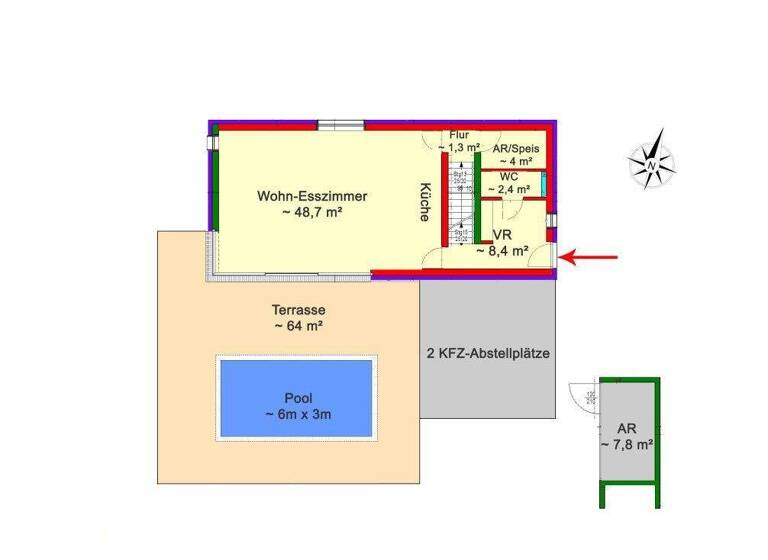 Haus zum Kauf 635.000 € 4 Zimmer 158 m² 450 m² Grundstück Tulbing 3434