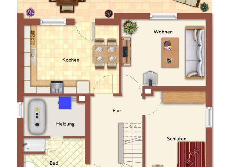 Einfamilienhaus zum Kauf 349.000 € 6 Zimmer 114 m² 486 m² Grundstück Burghaslach 96152