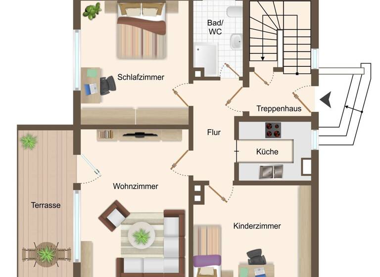 Einfamilienhaus zum Kauf 269.000 € 6 Zimmer 123 m² 750 m² Grundstück Bennien Melle 49328