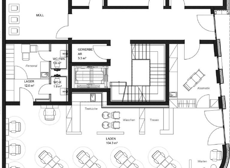 Laden zur Miete - Erstbezug 1.860 € 124 m² Verkaufsfläche Warsbergstraße 8 Brühlervorstadt Erfurt 99092
