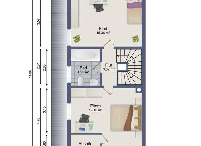 Doppelhaushälfte zum Kauf 460.000 € 4 Zimmer 110,9 m² 318 m² Grundstück Eißendorf Hamburg / Marmstorf 21077