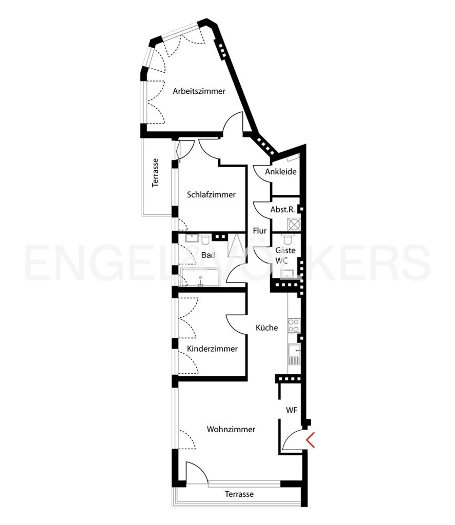 Wohnung zum Kauf 855.000 € 4 Zimmer 114 m²<br/>Wohnfläche 3.<br/>Geschoss Wilhelmsruh Berlin 13158