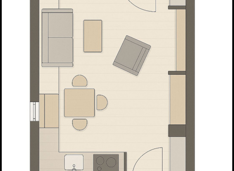 Studio zum Kauf 142.000 € 1 Zimmer 35 m² frei ab sofort Nonnevitz Dranske 18556