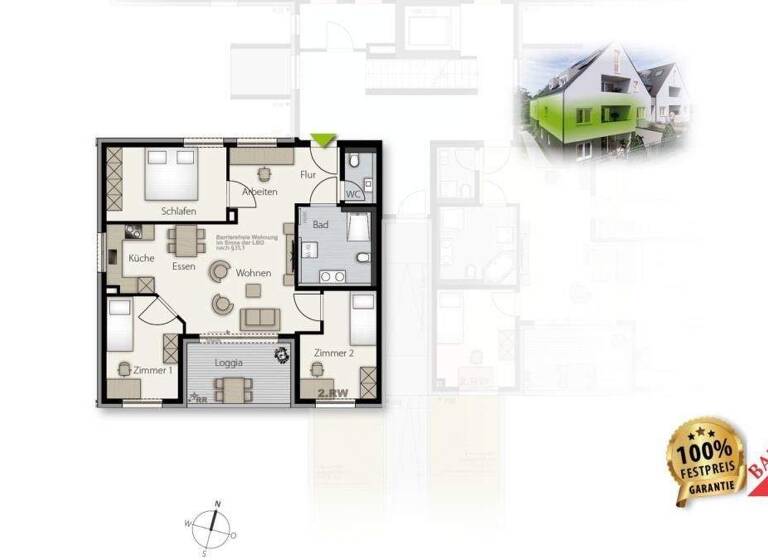 Wohnung zum Kauf - Neubau provisionsfrei 519.000 € 4 Zimmer 84 m² Weil im Schönbuch 71093