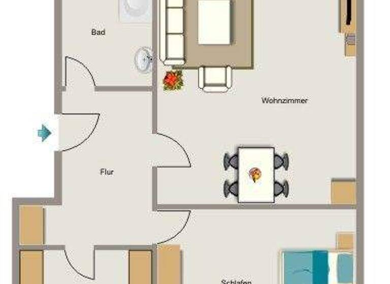 Wohnung zur Miete nur mit Wohnberechtigungsschein 406 € 2,5 Zimmer 66,9 m² 2. Geschoss frei ab 01.06.2026 Lansingfeld 25 Röllinghausen Recklinghausen 45663