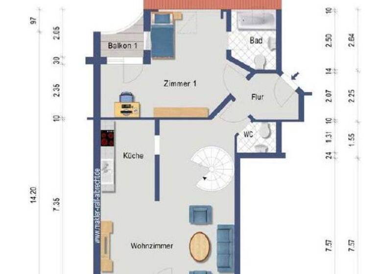 Maisonette zum Kauf 379.900 € 4,5 Zimmer 113 m² 3. Geschoss Winnenden 71364