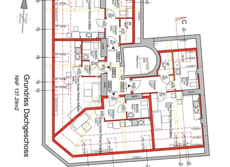 Rohdachboden zum Kauf 137,3 m² Eggenberg Graz 8020