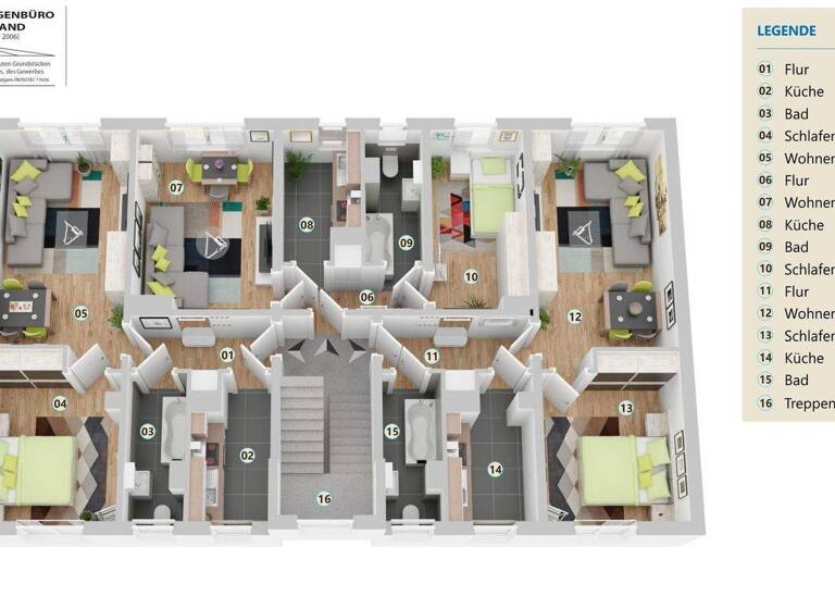 Wohnung zum Kauf 309.500 € 18 Zimmer 393,6 m² Schmölln 04626