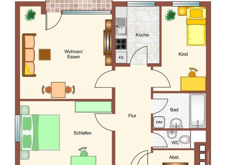 Wohnung zum Kauf 190.000 € 3 Zimmer 71 m² 5. Geschoss Nordweststadt Karlsruhe 76187