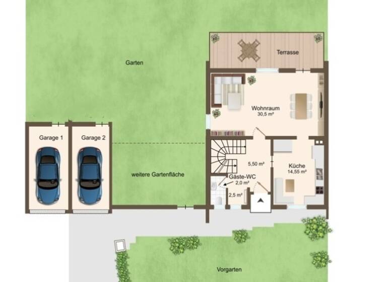 Doppelhaushälfte zum Kauf 1.280.000 € 5 Zimmer 170 m² 370 m² Grundstück Trudering-Riem München 81825