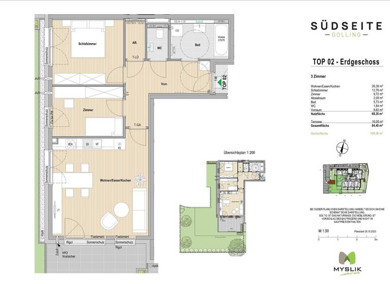 Wohnung zum Kauf - Erstbezug provisionsfrei 493.800 € 3 Zimmer 68,4 m² Golling an der Salzach 5440
