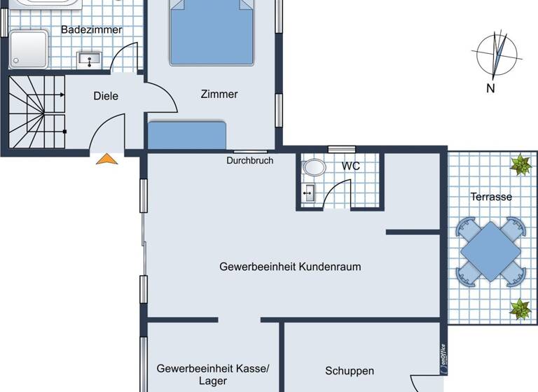 Reihenendhaus zum Kauf 595.000 € 7 Zimmer 164,4 m² 336 m² Grundstück Wittenau Berlin 13437