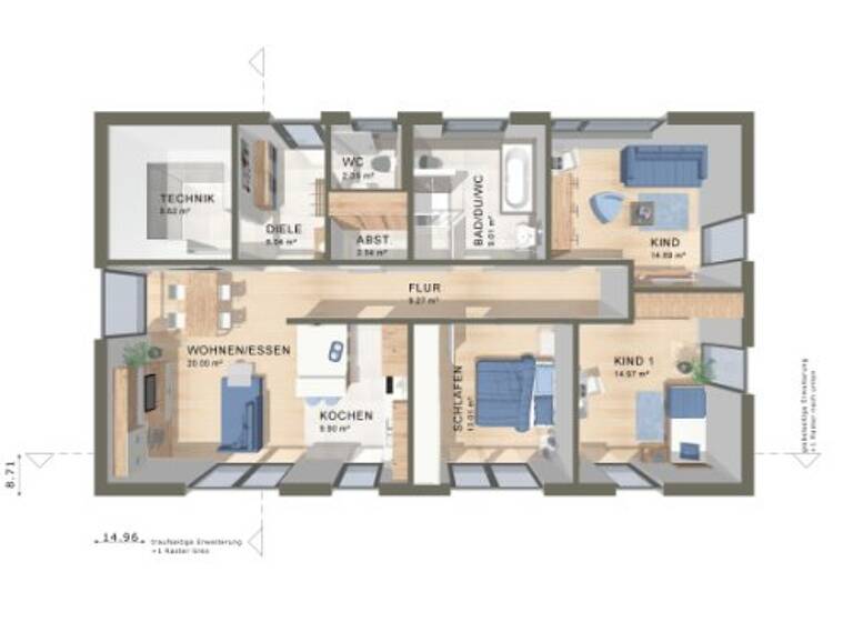 Bungalow zum Kauf provisionsfrei 519.739 € 4 Zimmer 110 m² 2.600 m² Grundstück Reichenbach 08468