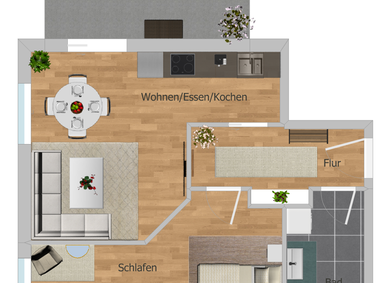 Wohnung zum Kauf - Erstbezug 210.140 € 2 Zimmer 53,2 m² EG Freyung 94078