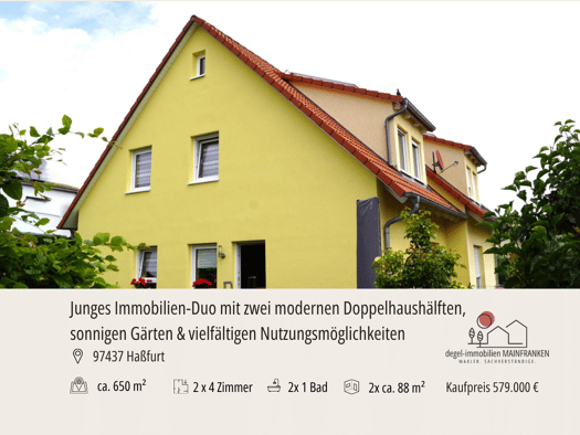 Mehrfamilienhaus zum Kauf 579.000 € 8 Zimmer 176 m² 650 m² Grundstück Haßfurt 97437