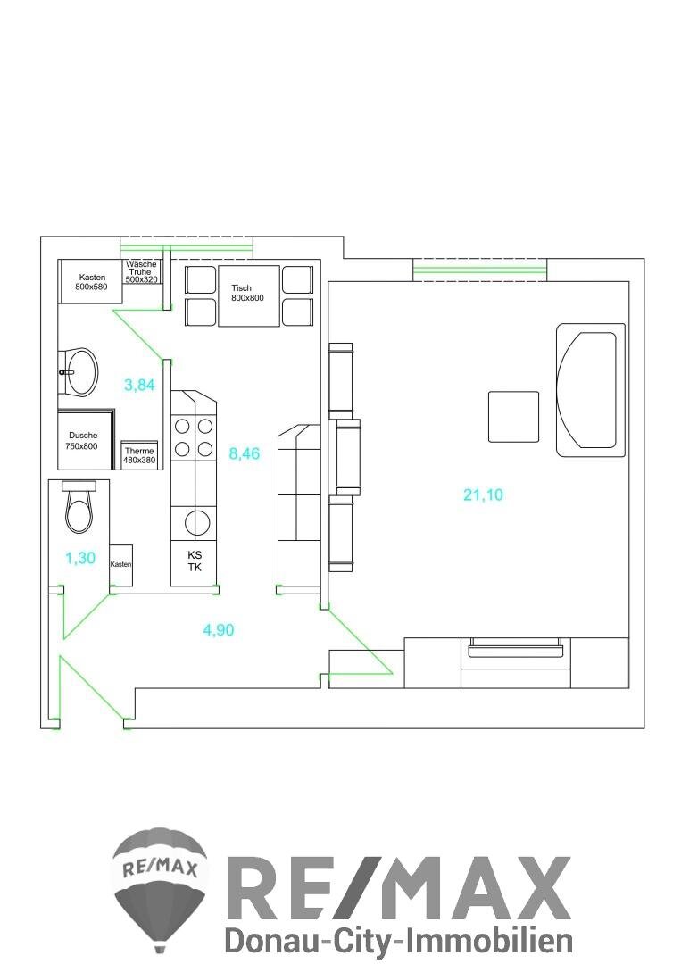 Wohnung zum Kauf 149.000 € 2 Zimmer 40 m²<br/>Wohnfläche EG<br/>Geschoss Wien 1200