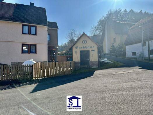 Doppelhaushälfte zum Kauf 59.000 € 6 Zimmer 90 m² 409 m² Grundstück Grumbach Schmalkalden 98574