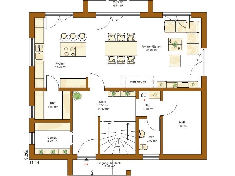 Einfamilienhaus zum Kauf provisionsfrei 468.000 € 5 Zimmer 168 m²<br/>Wohnfläche 602 m²<br/>Grundstück Urphar Wertheim 97877