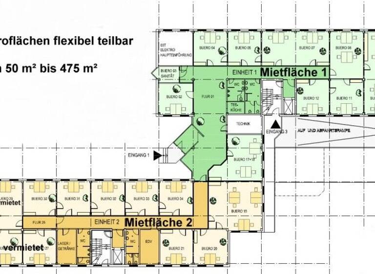 Medizinisches Gebäude zur Miete provisionsfrei 5 € 10 Zimmer 475,8 m² Bürofläche teilbar ab 100 m² Keramag Flörsheim 65439