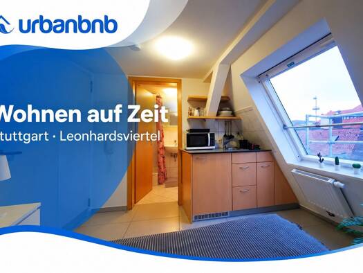 Wohnung zur Miete auf Zeit 790 € 1 Zimmer 18 m² frei ab sofort Leonhardstraße Mitte Stuttgart 70182